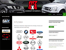 Tablet Screenshot of fitz4x4.com